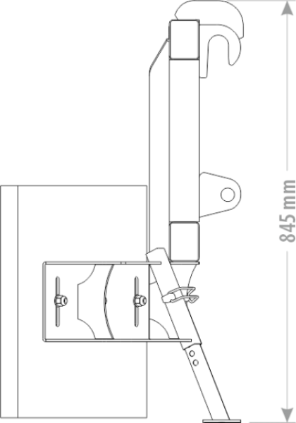 Gummischieber für Frontlader, Schieber mit EURO-Aufnahme, Anbaugeräte für Frontlader, Mistschieber, Hoflader